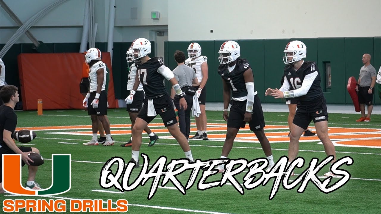 Quarterbacks in Spring Drills | New Additions Cam Ward, Reese Poffenbarger & Judd Anderson