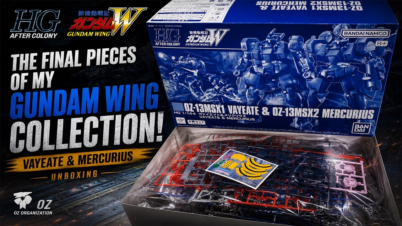 Unboxing - (P-Bandai) HGAC Vayeate & Mercurius 1/144
