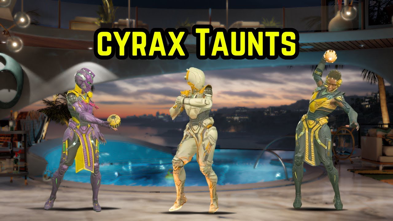 Cyrax All Taunts - MK1