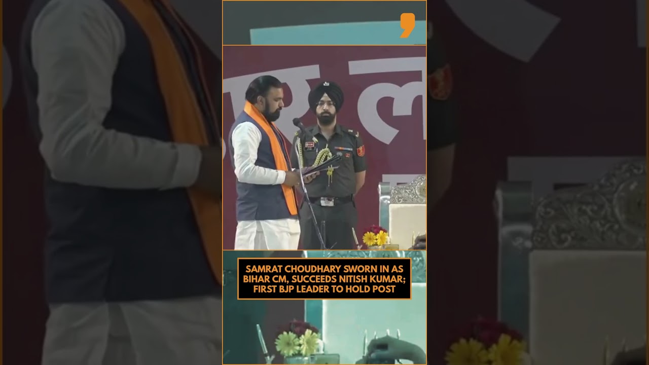 Samrat Choudhary Becomes Bihar CM, BJP Takes Charge After Nitish Kumar Era | News9