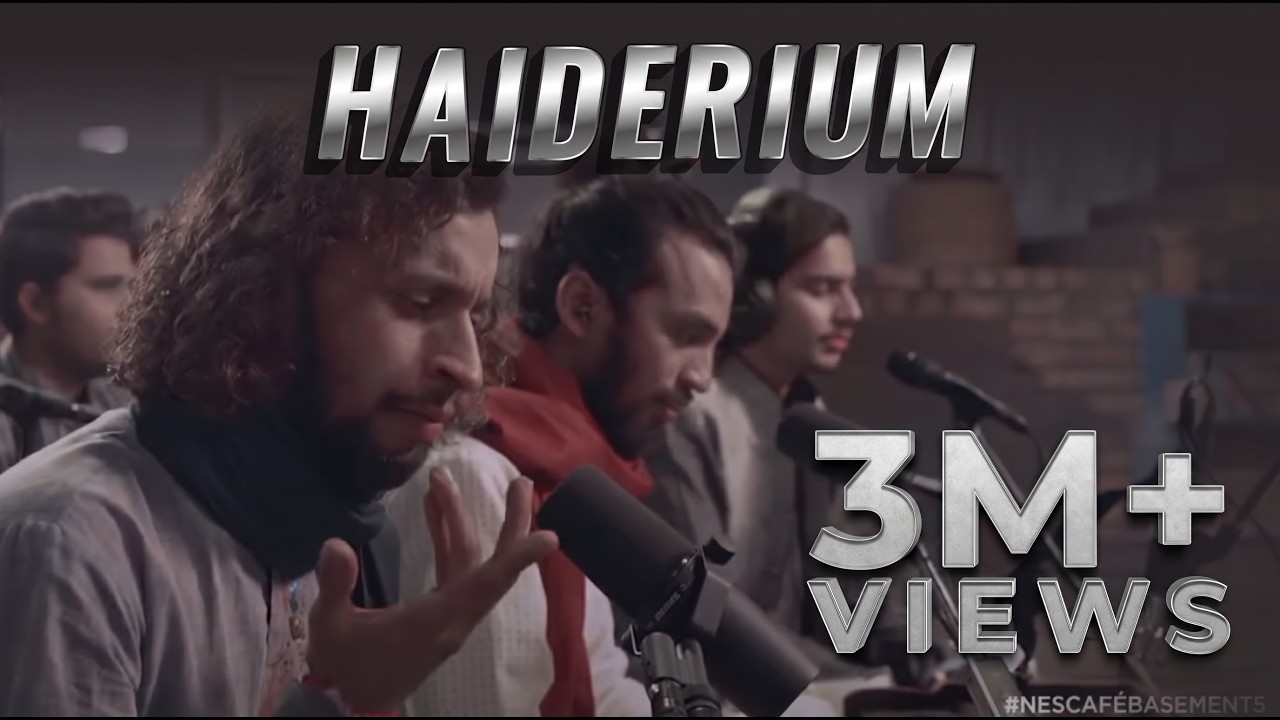 HAIDERIUM with English Subtitles | Zain Zohaib | NESCAFE BASEMENT SEASON 5 | 2019 Qawwali