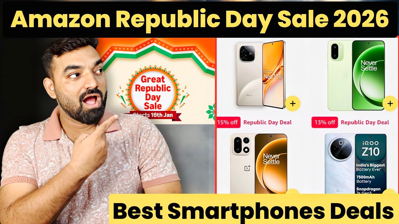 Amazon Great Republic Day Sale 2026 :- Best Mobile Deals #tech #amazondeals #amazon 