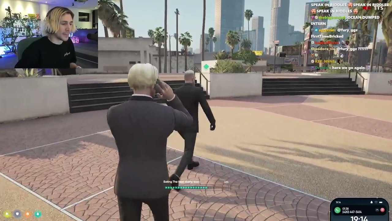 XQC GTA RP #279 - ( x and buddha have final conversation to end war )