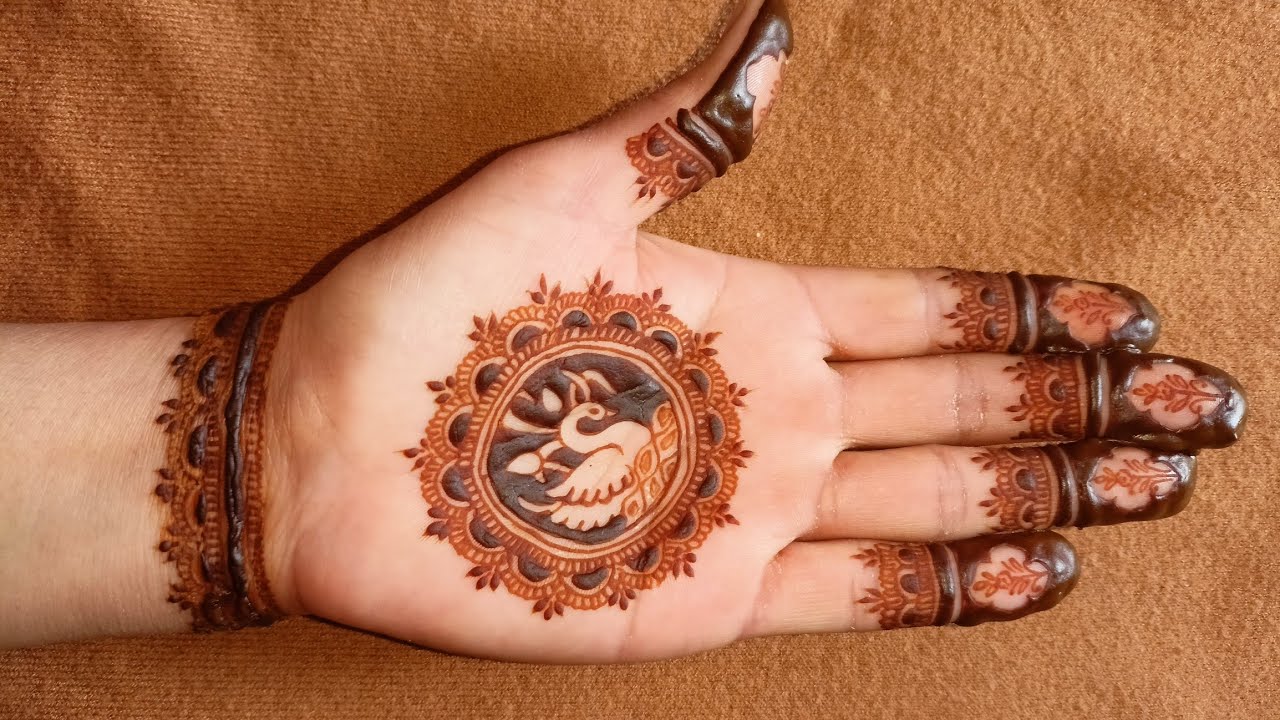Beautiful mandala mehndi design|||easy and quick mehndi design|||Neha ravat