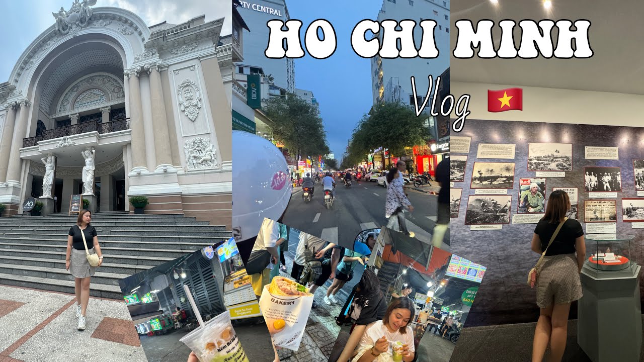 🇻🇳SAIGON VLOG🇻🇳: Exploring Saigon, Street Food and Sightseeing Night Tour | Syrene Alyssa