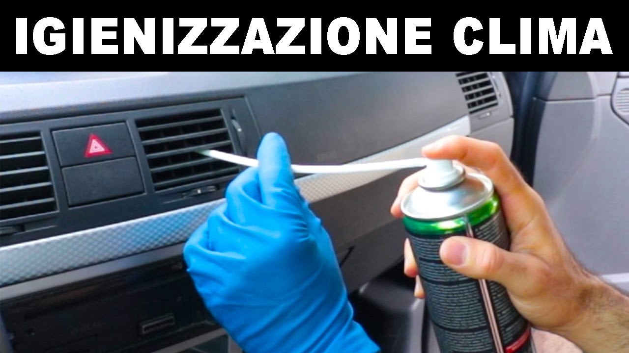IGIENIZZARE IL CLIMATIZZATORE AUTO con la SCHIUMA