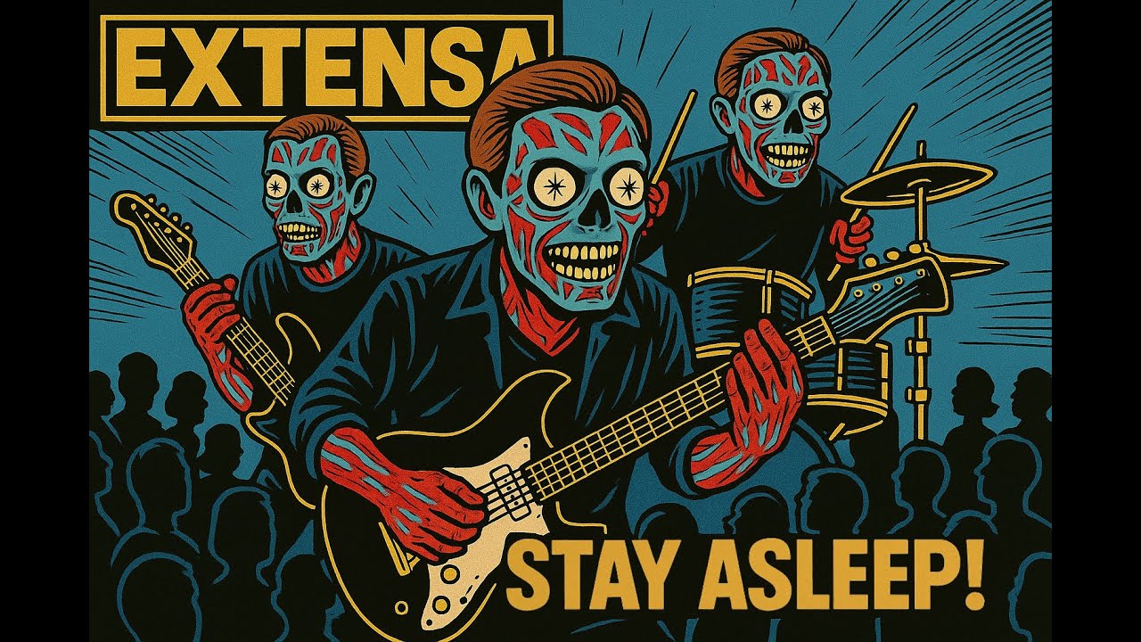 Extensa - Stay Asleep! (Official Music Video) [Inspired by THEY LIVE]