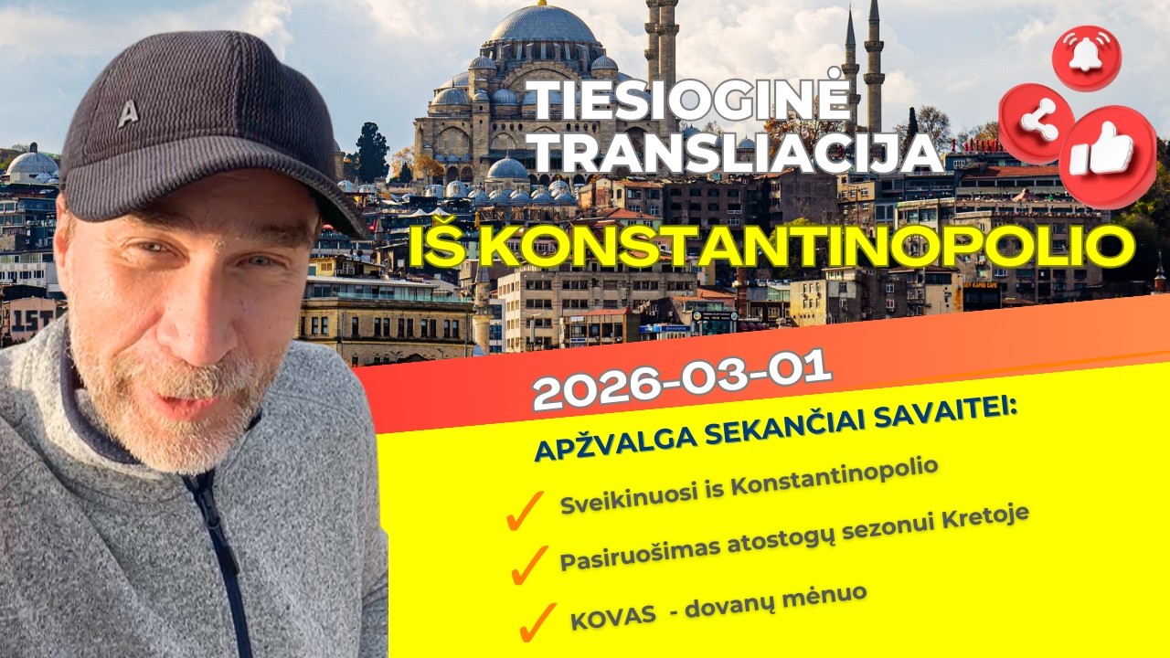 📣 Kretos aktualijos:  pasiruošimas atostogų sezonui Kretoje, Kovas - dovanų mėnuo  | 2026-03-01