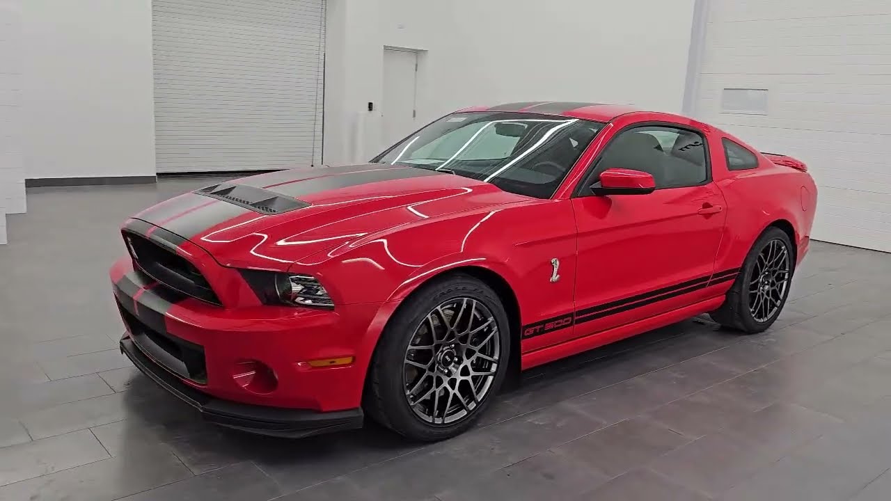 2014 Ford Mustang Shelby GT500 Race Red Track Pack Electronics SVT Performance Shaker Pro Recaros