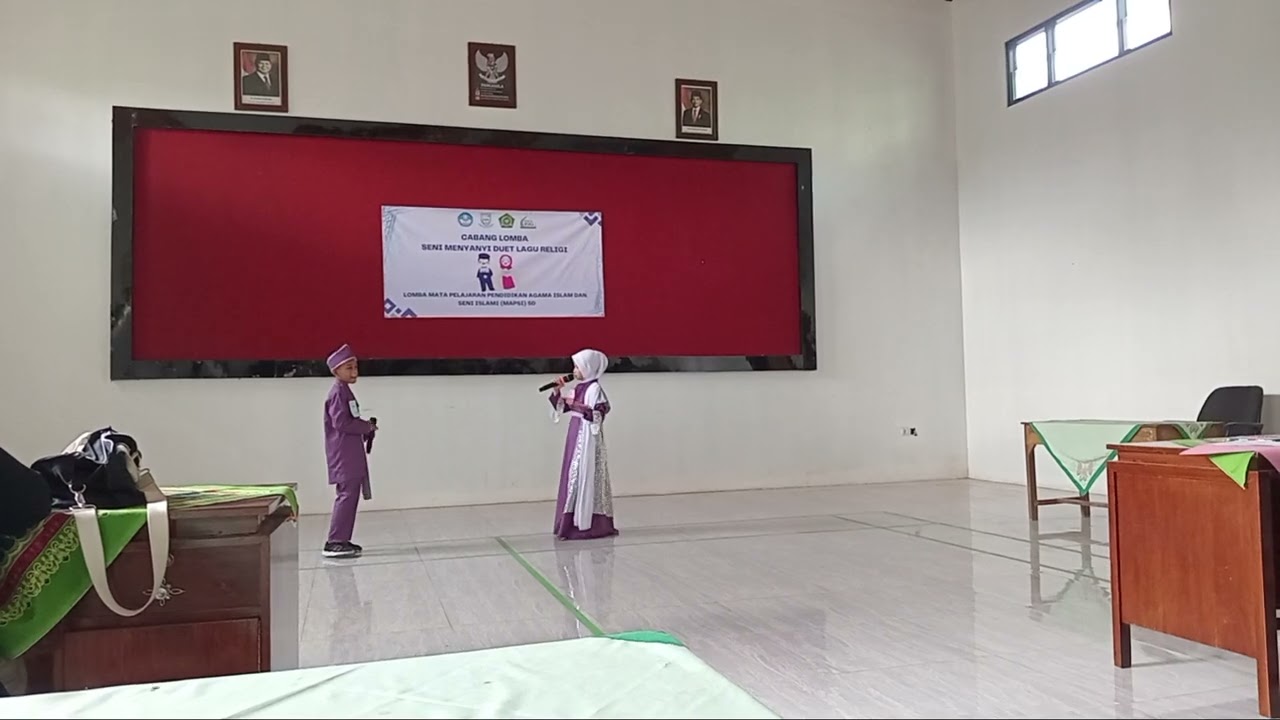 Juara 1 Putri dan Juara 3 Putra SDN 1 Banjarkerta Lagu Hannit Wahanini Mapsi Tingkat Kecamatan