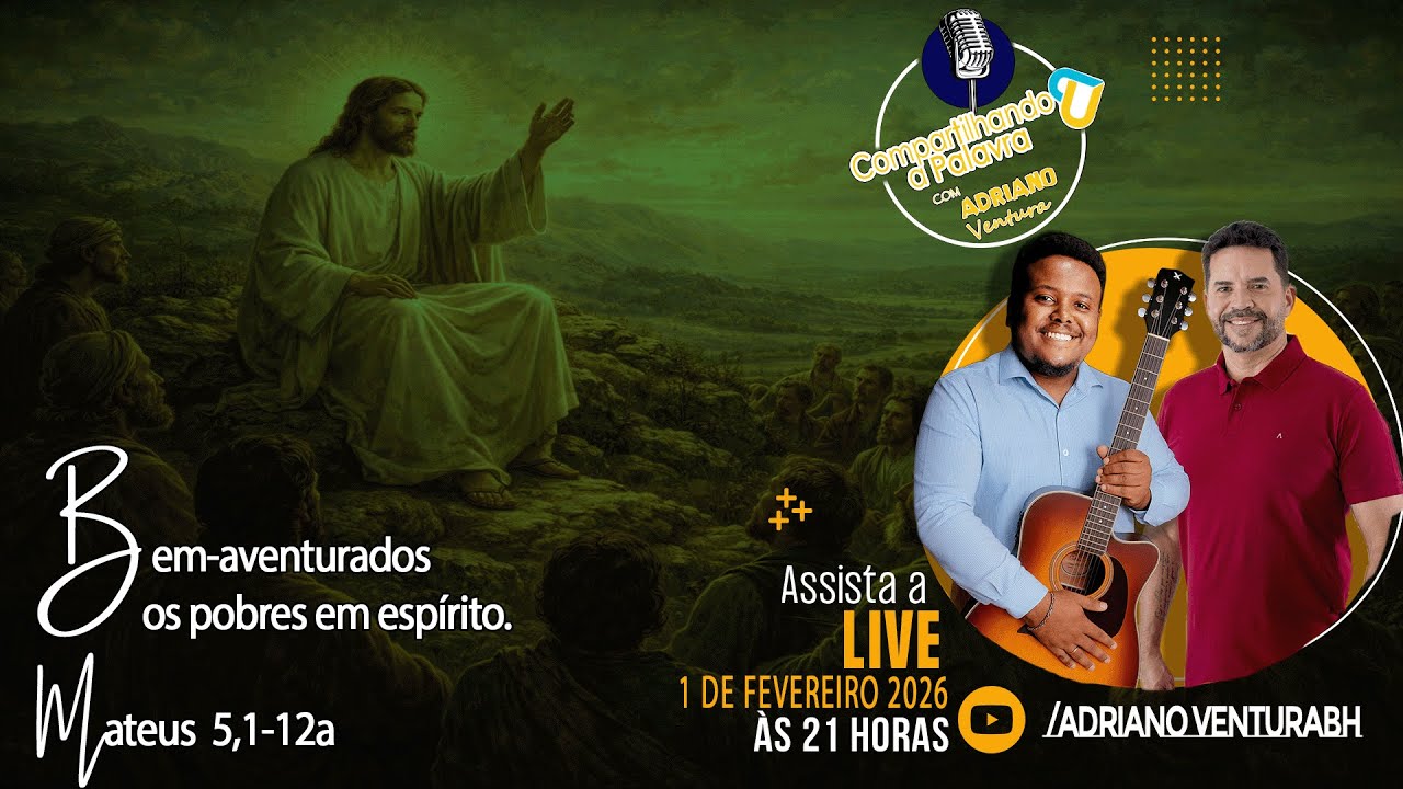 Bem-aventurados os pobres em espírito. Mt 5,1-12a  - CP 🔴 LIVE 01-02-26