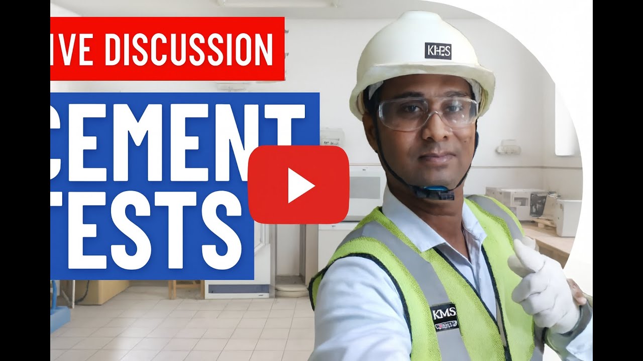 Day-1 🔴 LIVE Cement Test Discussion | Civil Lab Insights #civilengineering #cement #testing #viral 
