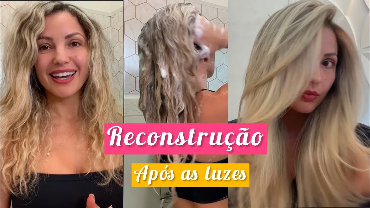 1&deg; TRATAMENTO RECONSTRUTOR AP&Oacute;S RETOQUE DE LUZES {minha escolha certeira}