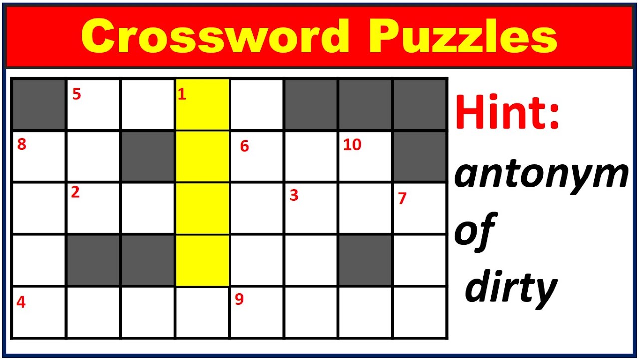 Crossword Puzzles | puzzle questions and answers | Crossword Riddle|TrickyRiddles|How smart are you?