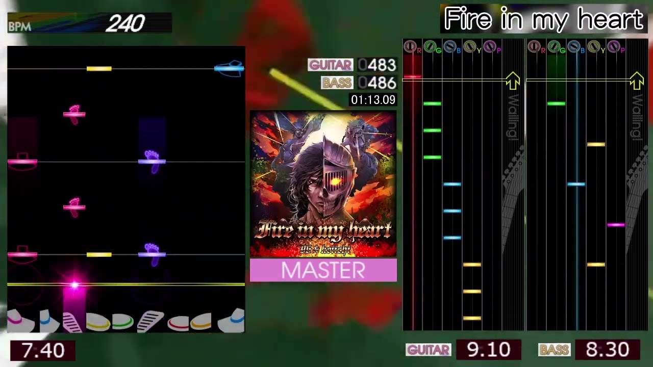 GITADORA / Fire in my heart - MASTER (GITADORA Tri-Boost)