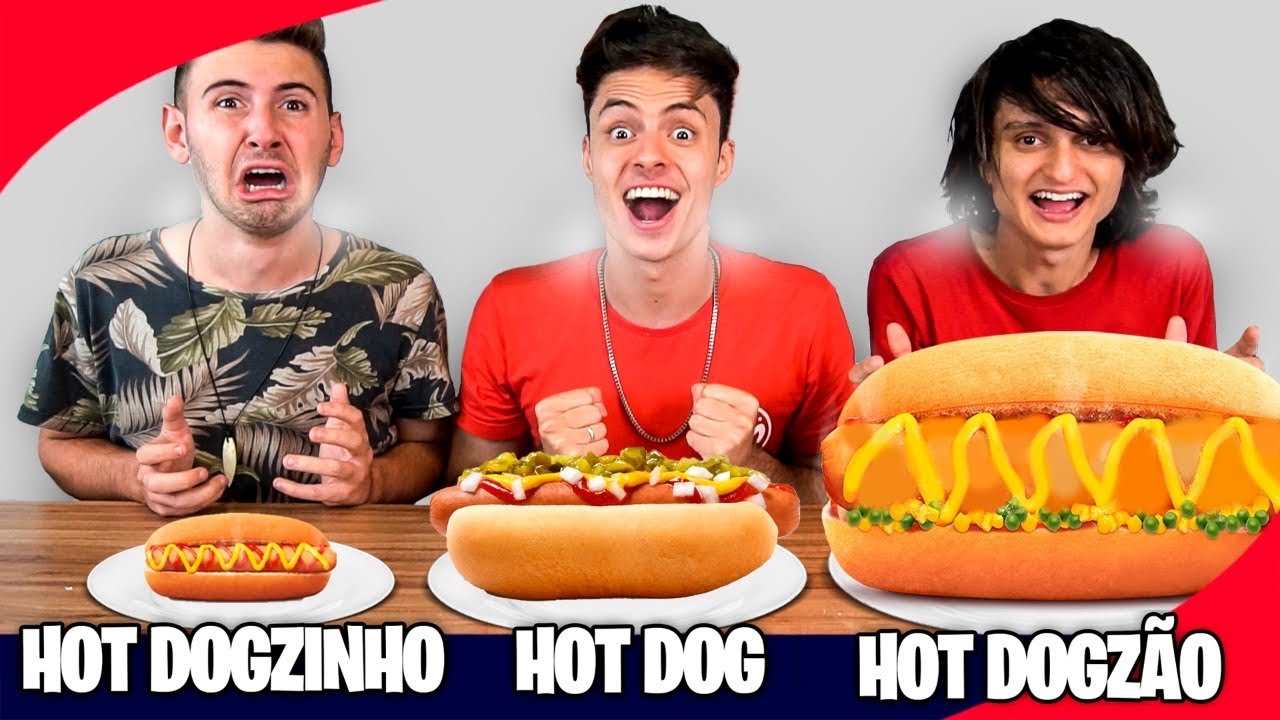 HOT DOG, HOT DOGZINHO OU HOT DOGZÃO - Desafio