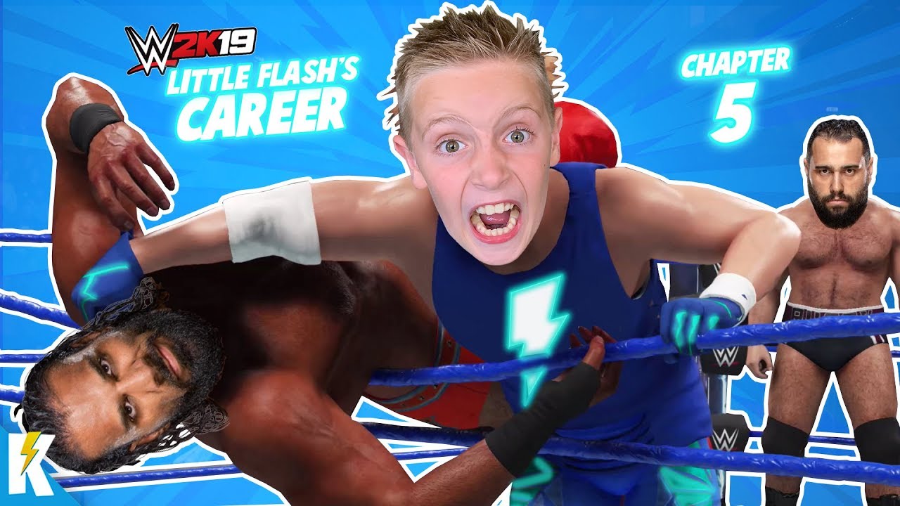 Smackdown LIVE Battle Royal! Rise of Little Flash in WWE 2k19 Part 5 | K-City GAMING