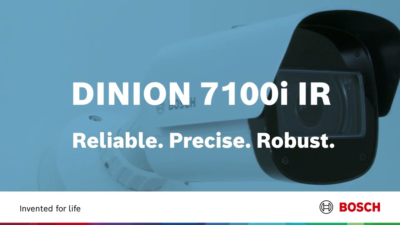 Bosch Security - DINION 7100i IR – reliable cameras for perimeter security and traffic monitoring