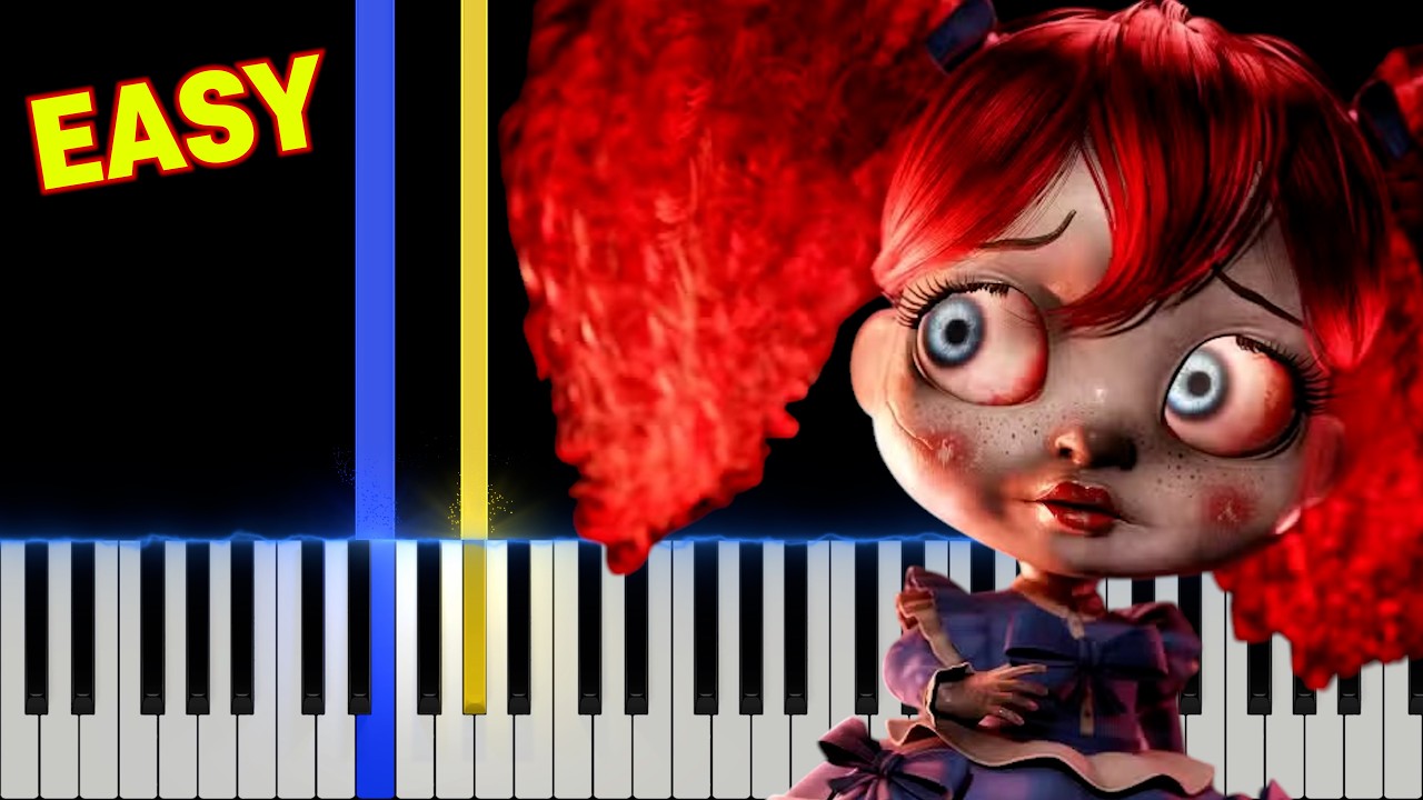 Broken Things - Poppy Playtime: Chapter 5 | EASY Piano Tutorial + Sheet Link 🎵