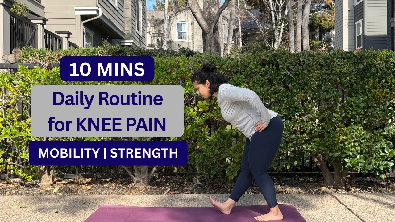 10-Min Gentle Standing Knee Mobility & Strength | Practice Daily for best results
