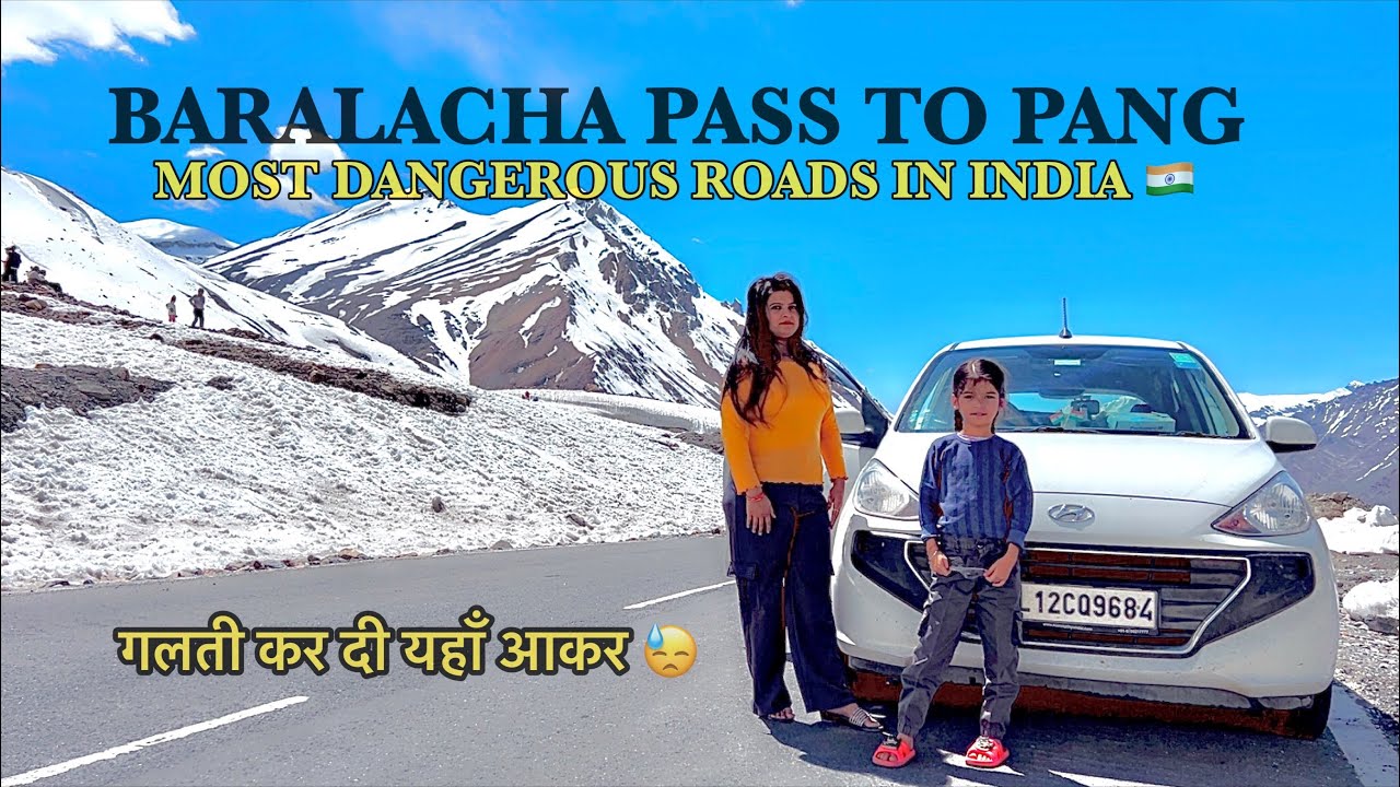 इतना RISK नहीं लेना चाहिए था 😓 | Crossing Nakeela Pass & Lachungla Pass | Baralacha La To Pang |