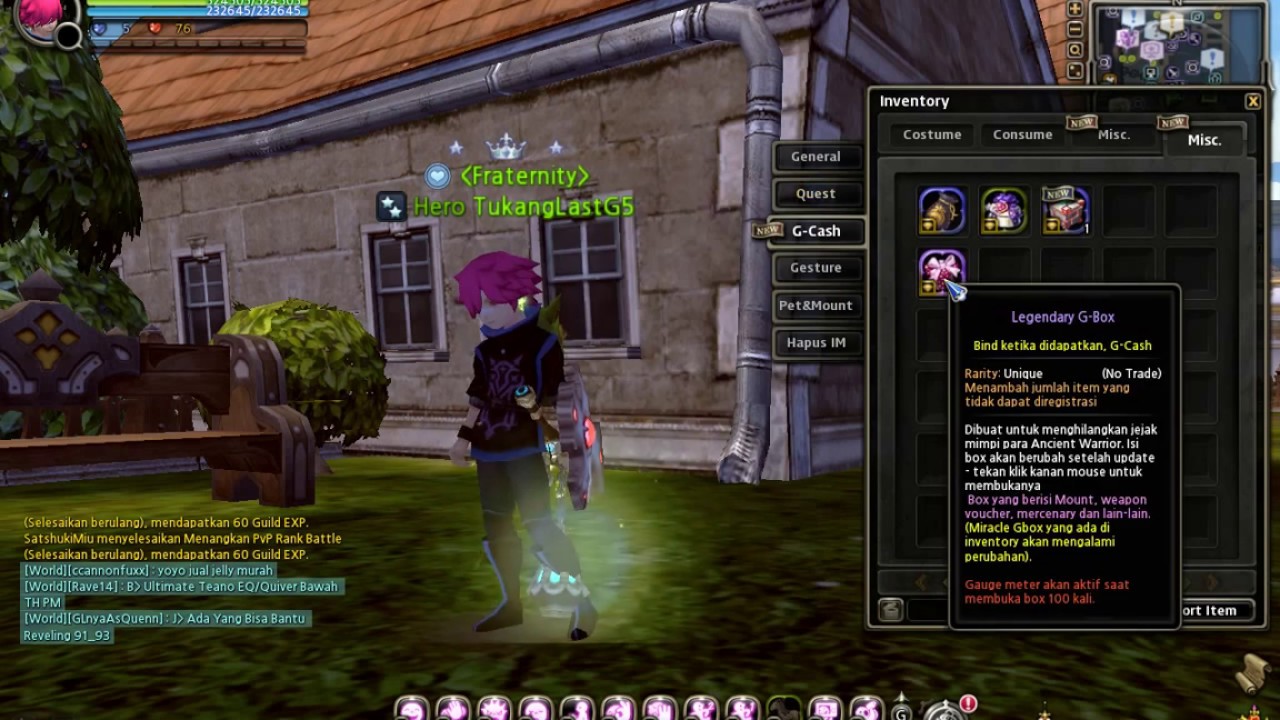 Dragon Nest - How to get 1 part Transformation Unique Costume [Event]