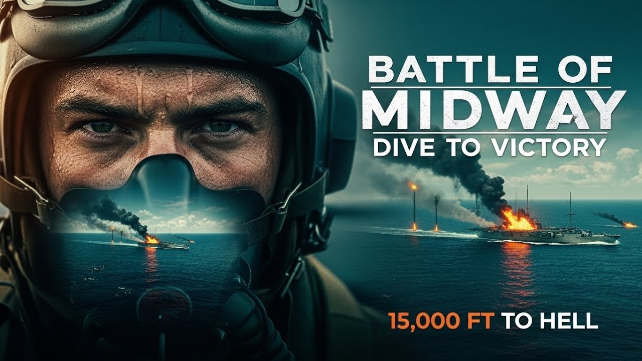 🚀🔥 Battle of Midway: Dive to Victory (1942) — The 15,000ft Plunge That Turned the Pacific 🌊✈️