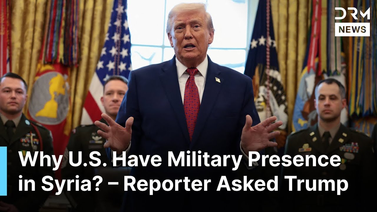&ldquo;We&rsquo;re Keeping Peace in Middle East&rdquo;: Trump Responds to Question on Military Presence in Syria |AC1N