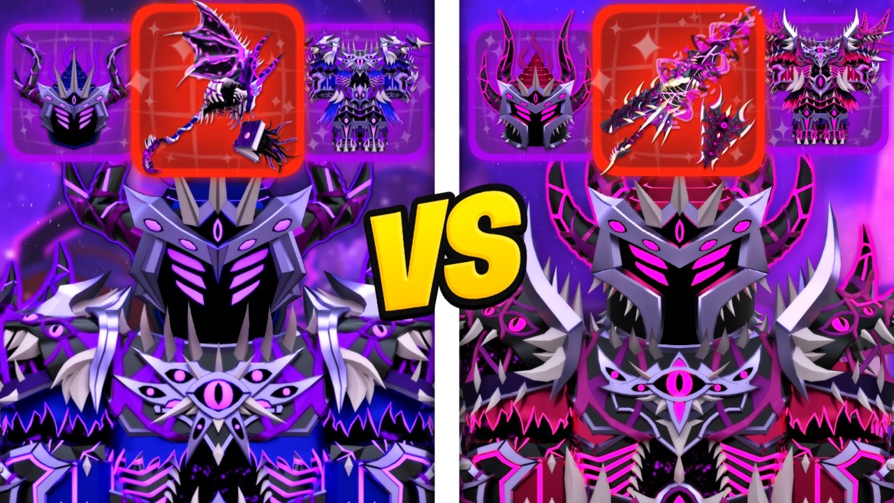 *MAX* MAGE VS WARRIOR VOIDBORN + ULTIMATE SETS IN DUNGEON QUEST