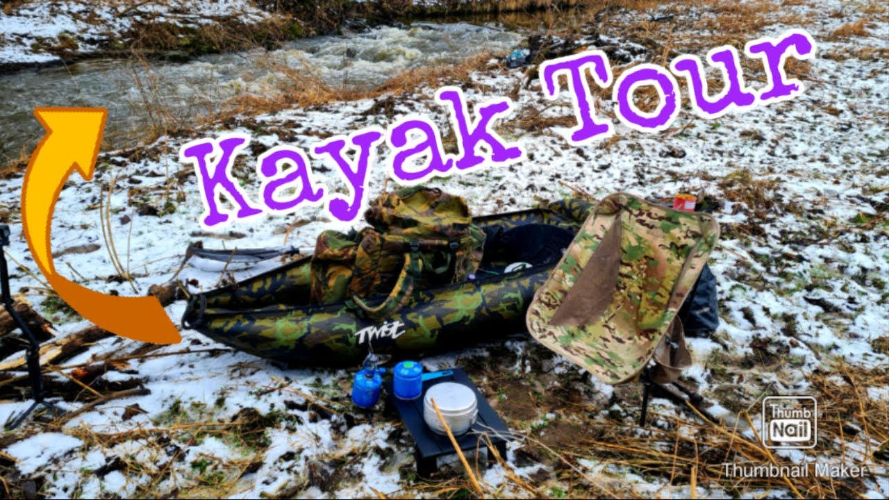 winterliche❄🌨 Kleinfluss Kayak Expedition🚣‍♂️🏞 (Sandrach)