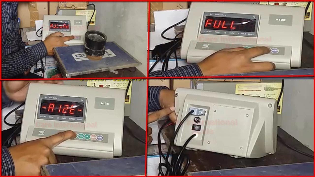 Yaohua A12e Calibration | Digital Weighing Indicator XK3190- A12E