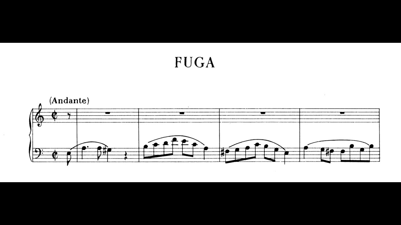 Frédéric Chopin - Fugue in A minor, B.144 (Ugorski)