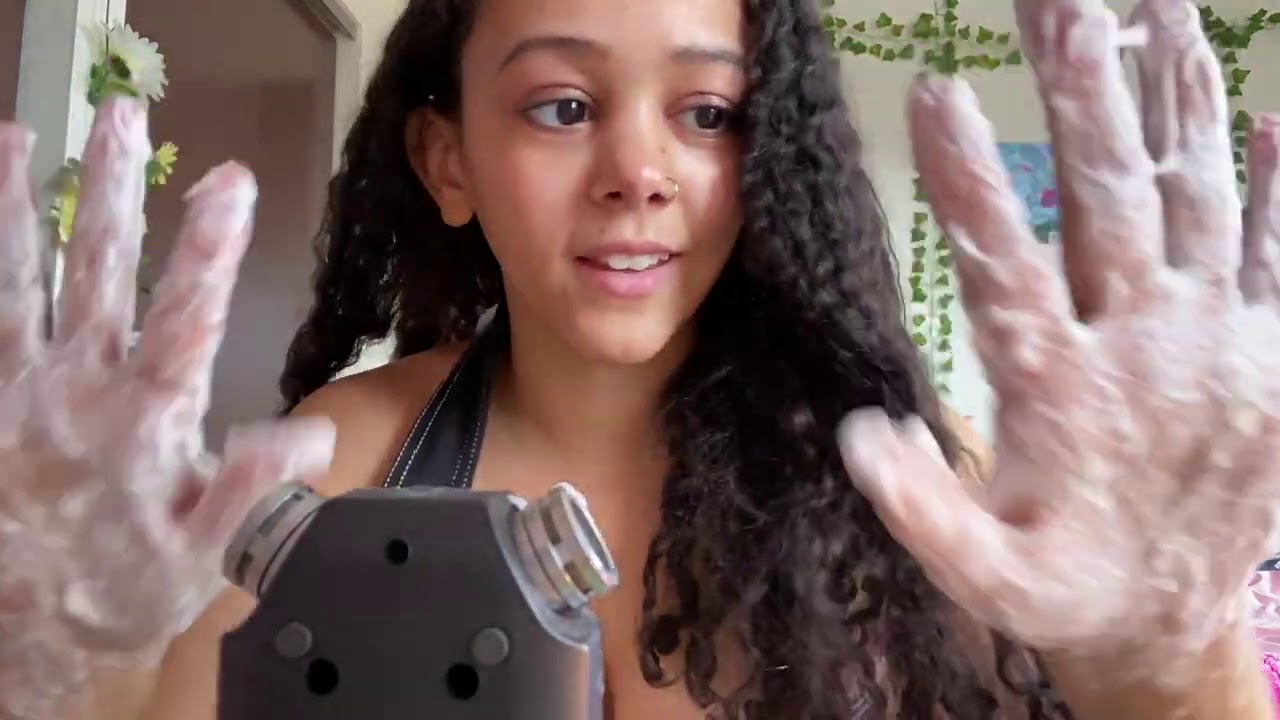 Shaving Foam Hand Sounds ASMR ** INTENSE TINGLES**