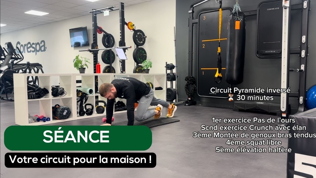Votre circuit training pour la maison !