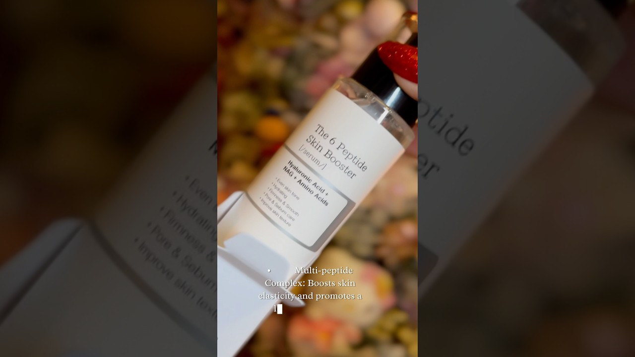 The 6 Peptides skin booster #skincare #peptides #glowup #cosrx @COSRXcosmetic