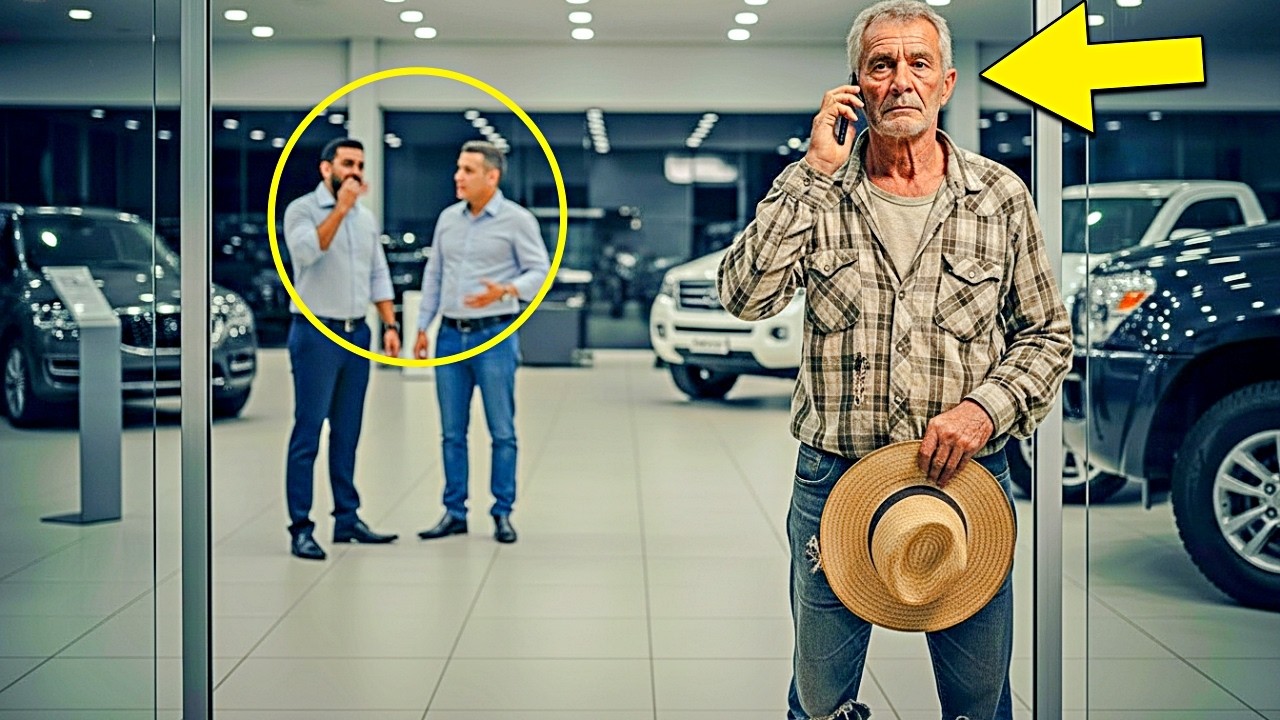 Vendedor ignorou o homem de chapéu por 50 minutos... até ele receber a ligação do dono