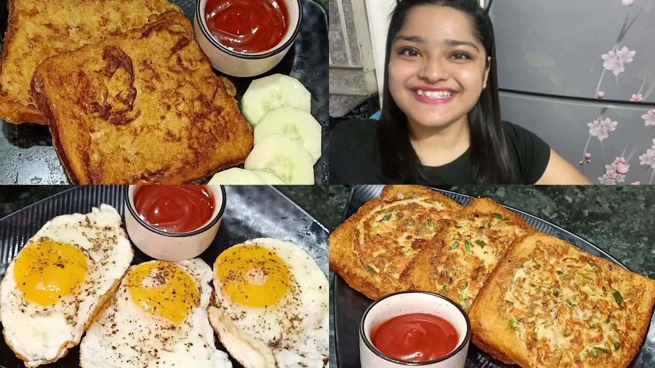 3 EASIEST EGG RECIPES | SUNNY SIDE UP EGG RECIPE |FRENCH TOAST RECIPE| VEGETABLE FRENCH TOAST RECIPE