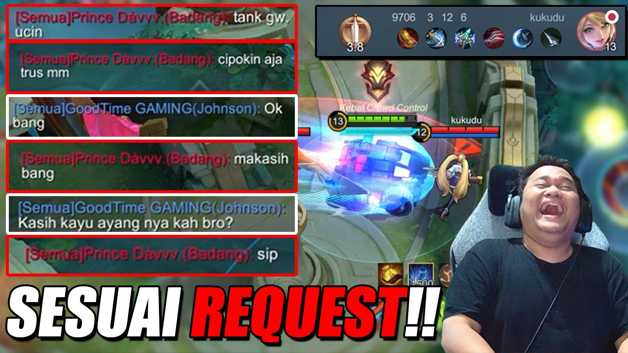 Lock LAYLA Lawan Karna di Request Teman Satu Team Nya Sendiri🤣🦏