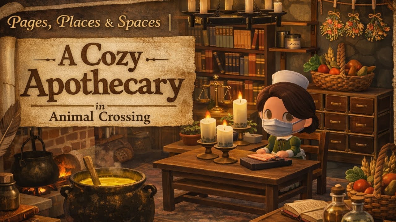 Let's Decorate A Cozy Apothecary in Animal Crossing