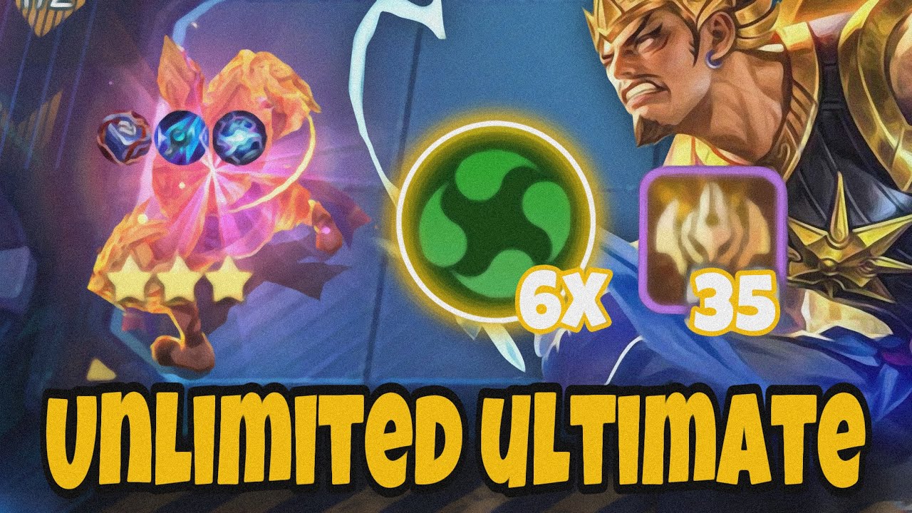 UNLIMITED ULTIMATE GATOTKACA !! BIGGEST DAMAGE WITH FULL 35 STACKS IMMORTAL | MAGIC CHESS MLBB