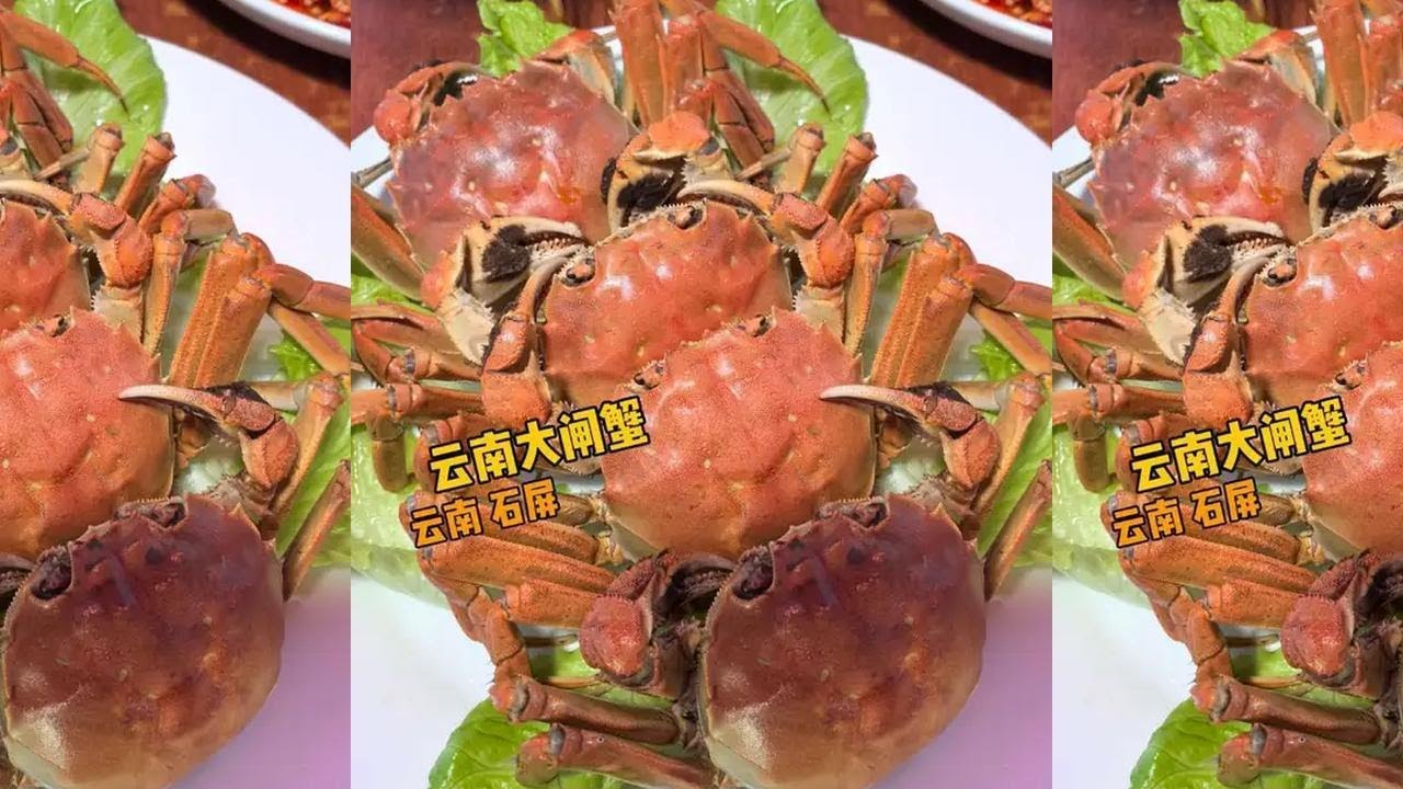 敢在螃蟹季的尾巴，在云南吃一顿稻田大闸蟹 #老五想吃遍中国 #云南美食 #大闸蟹 #石屏美食
