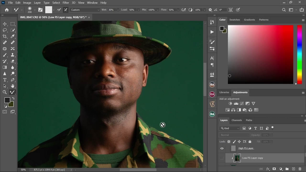 How to retouch portrait in Photoshop for (beginner)