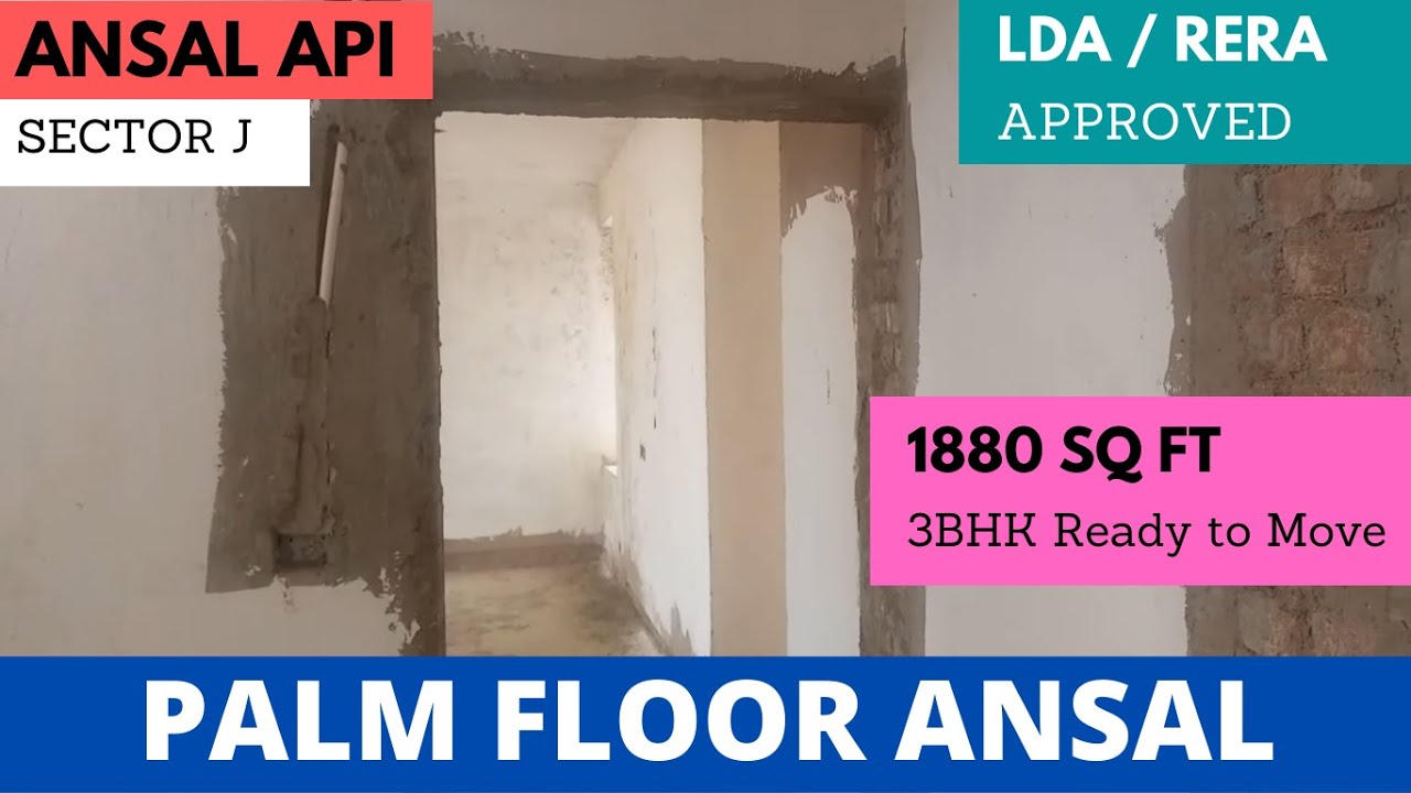 Palm Floor Sample Flat Ansal API, Sushant Golf City, Lucknow (1800 Sq Ft) Ready to Move