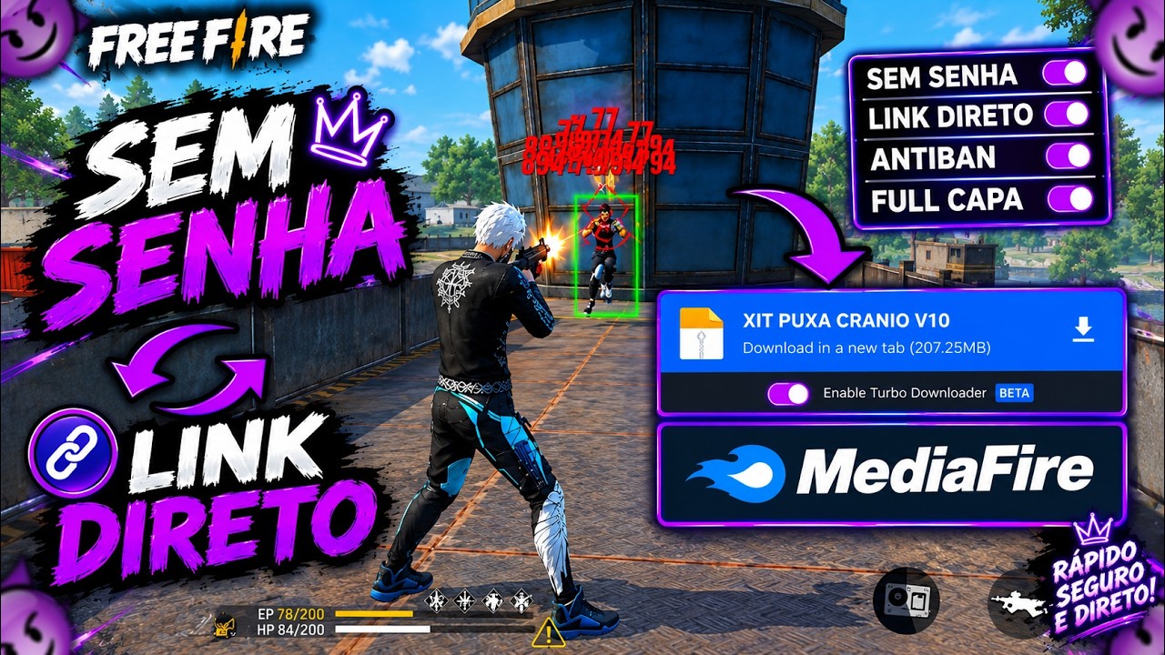 LINK DIRETO!🚩🔥 NOVO XIT FF 100%CAPA REGEDIT MOBILE (Hs Pesco&ccedil;o,aimbot,ffh4x) PAINEL ANDROID E IPHONE