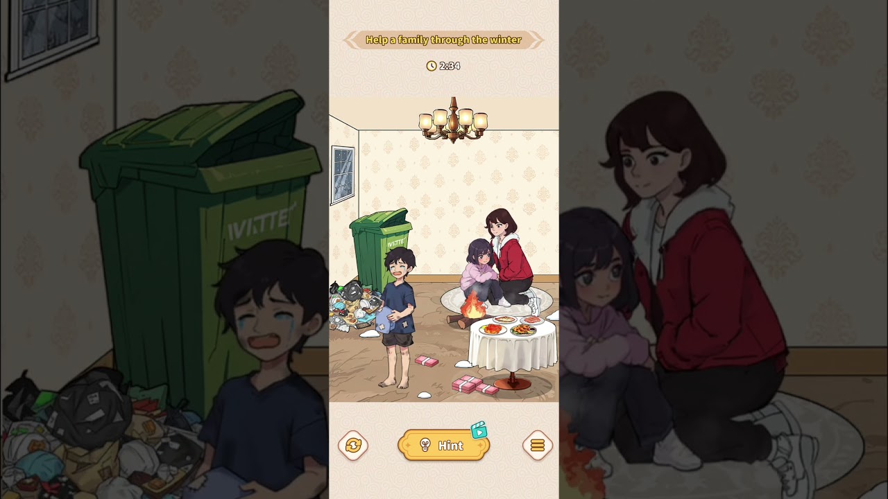 Brain Puzzle Tricky Quest level Stray Family 