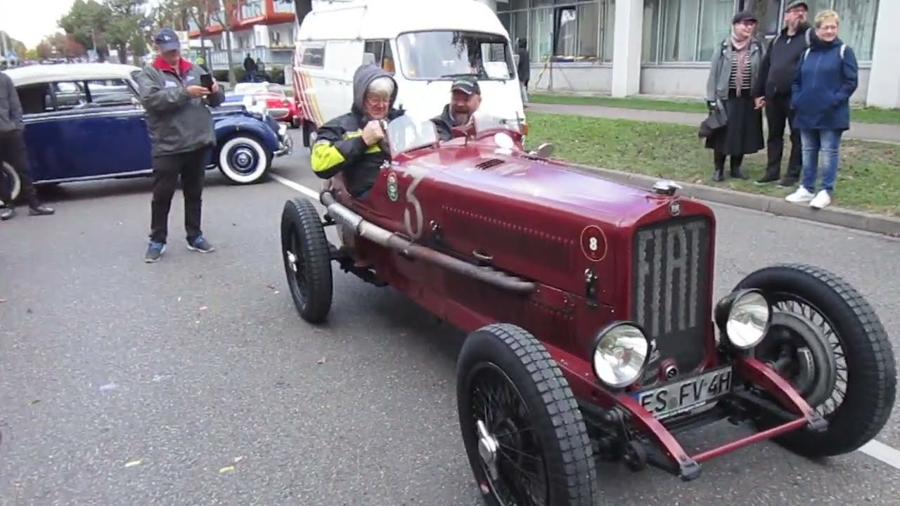 Oldtimer Rennwagen Fiat und MG bei der Filderkraut Classics