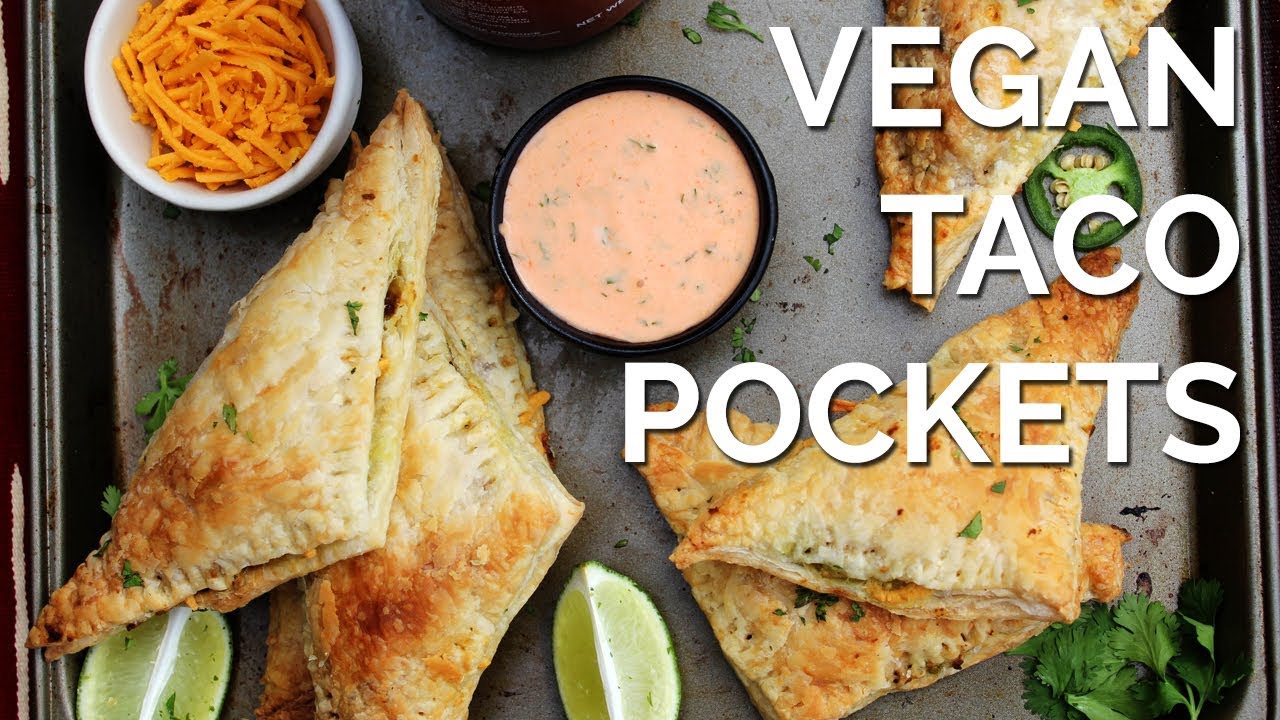 Vegan Taco Pockets | Two Market Girls