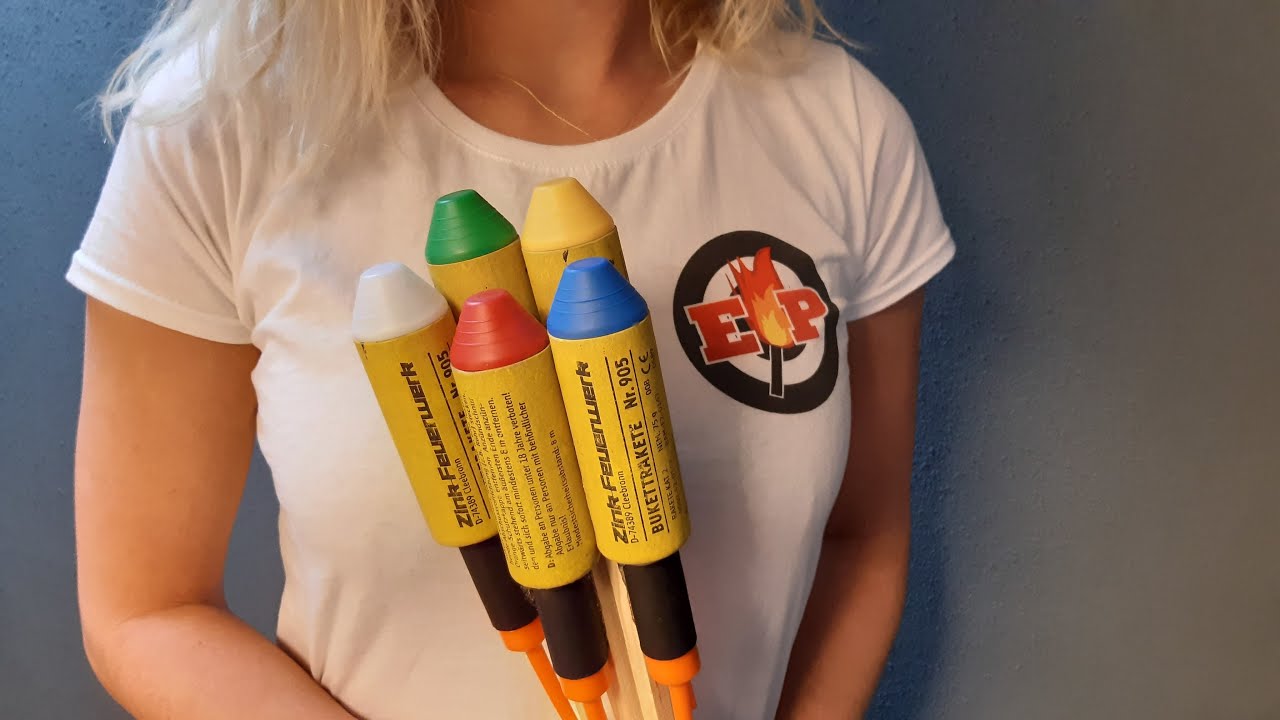 Zink 905 : Zink Feuerwerk : Bukettrakete : 75 gram