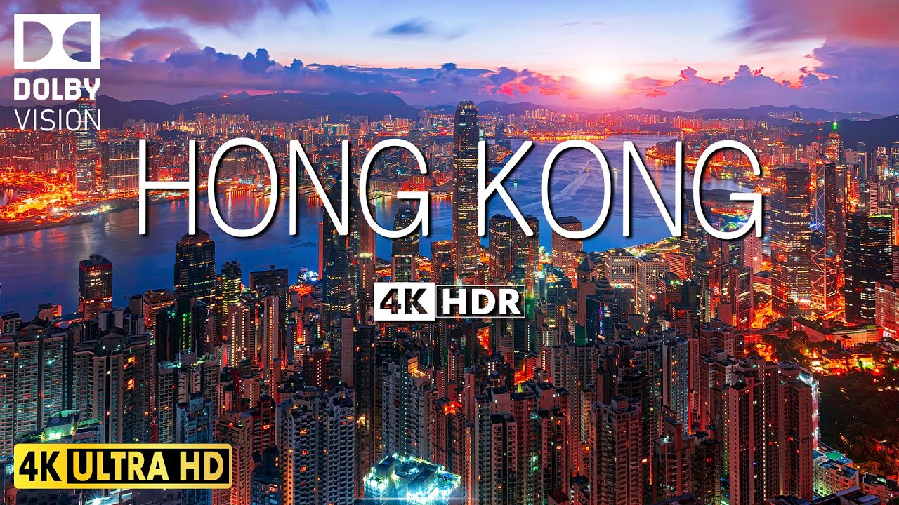 ГОНКОНГ ВИДЕО 4K HDR 60 кадров в секунду DOLBY VISION С КИНЕМАТИЧЕСКОЙ МУЗЫКОЙ