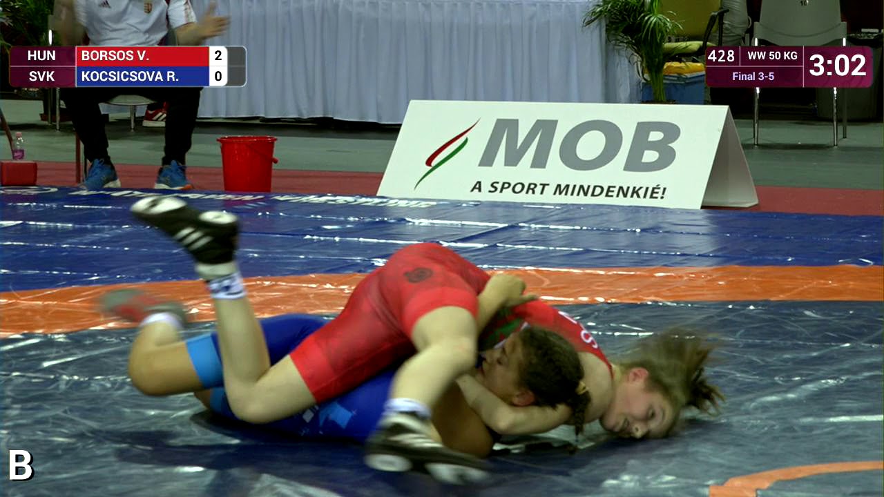 BRONZE WW - 50 kg: V. BORSOS (HUN) v. R. KOCSICSOVA (SVK)